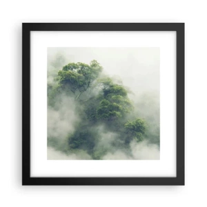Poster în ramă neagră - Înfășurate în ceață - 30x30 cm