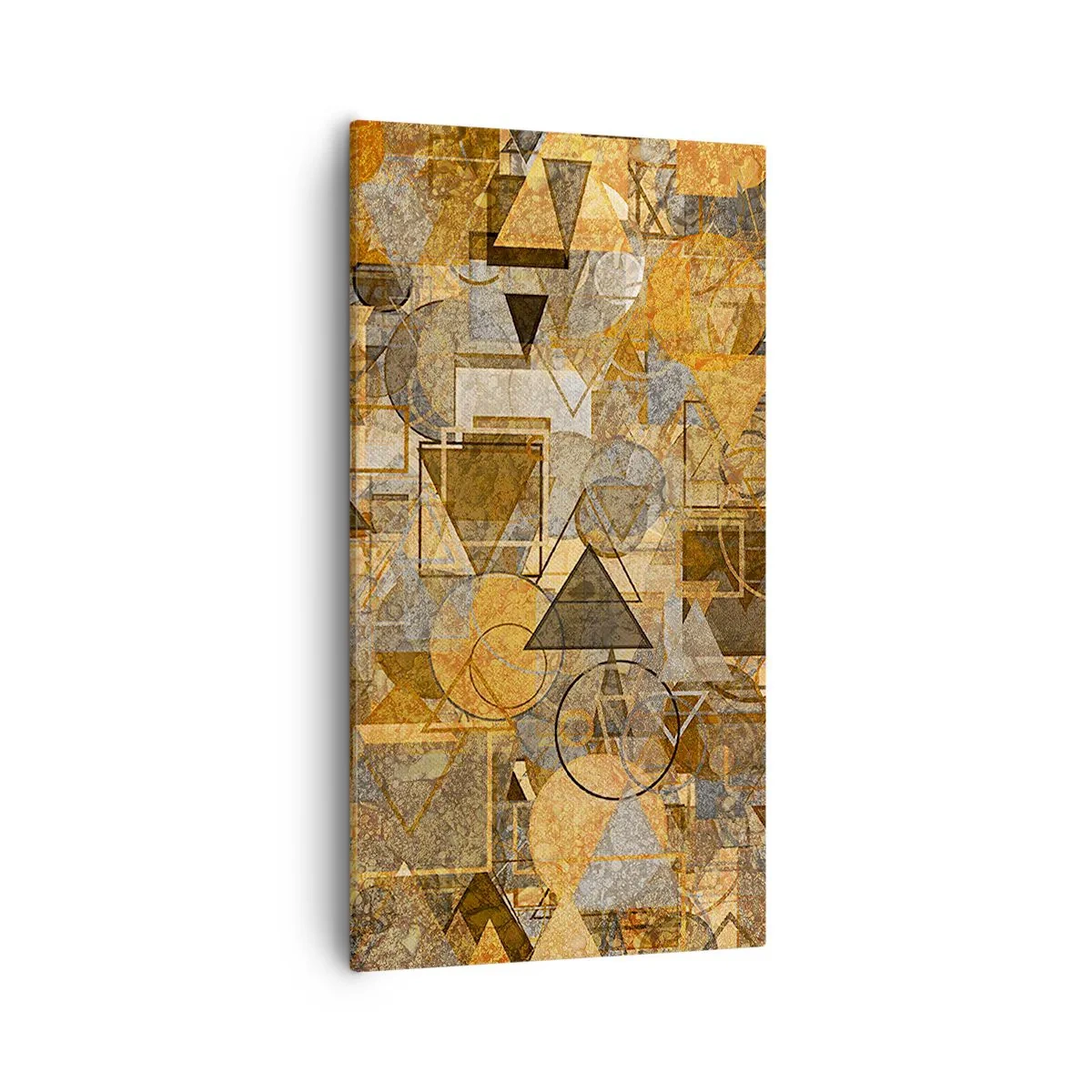 Tablou pe pânză - Lumea băgată în formă - 55x100 cm