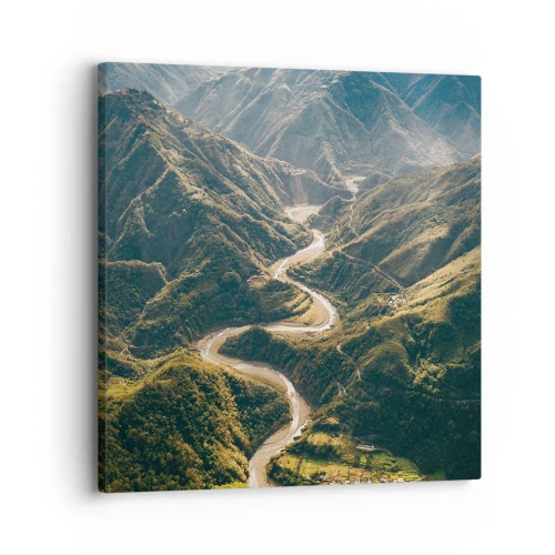 Tablou pe pânză - Direct din inima munților - 30x30 cm