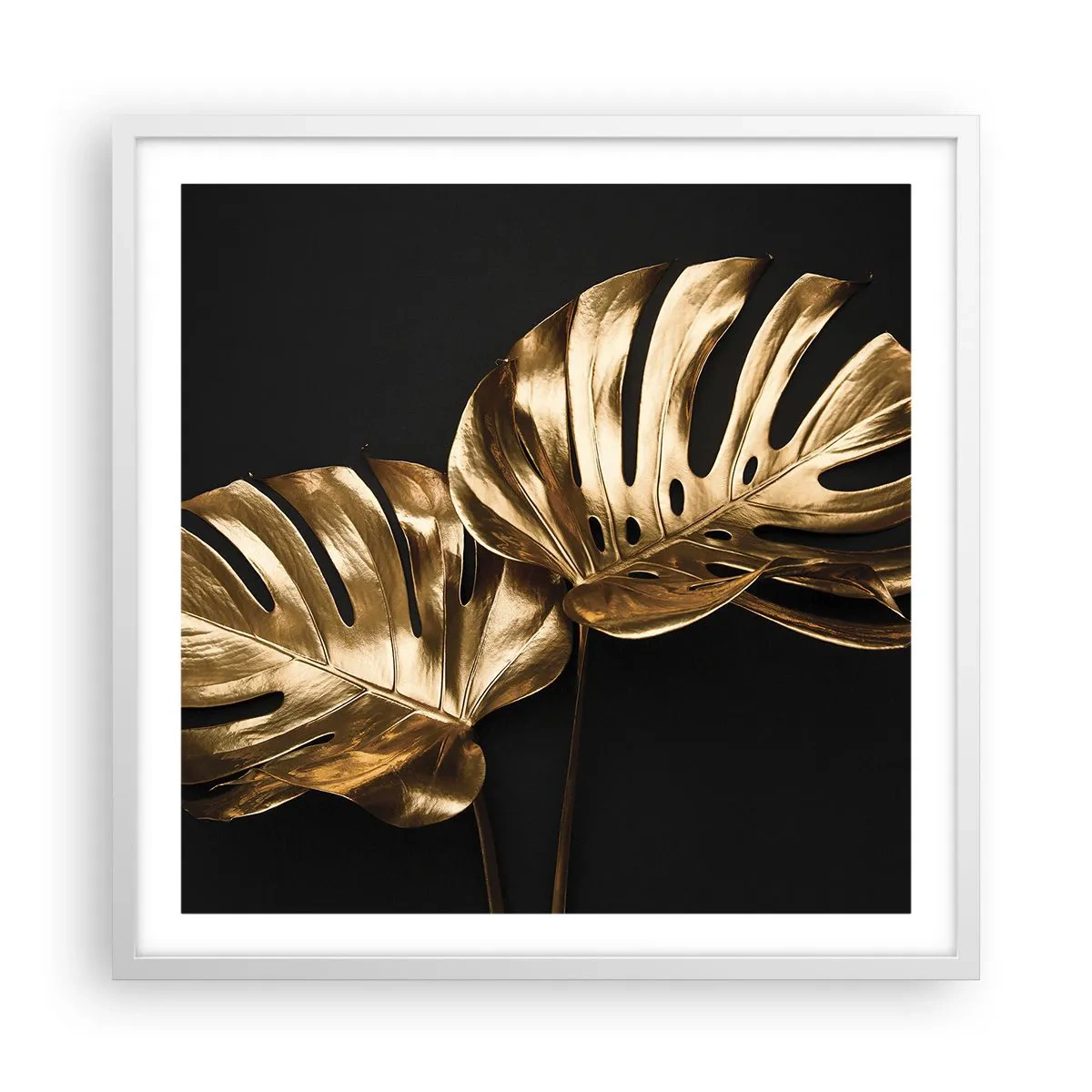 Poster în ramă albă - Comorile naturii - 60x60 cm