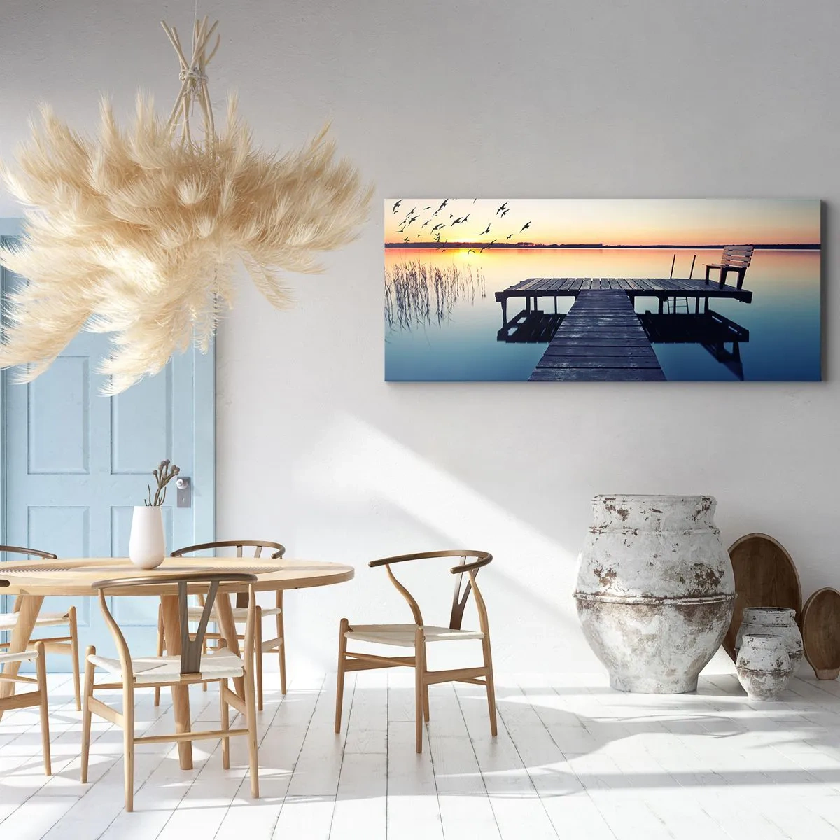 Tablou pe pânză - A fost o zi bună - 100x40 cm