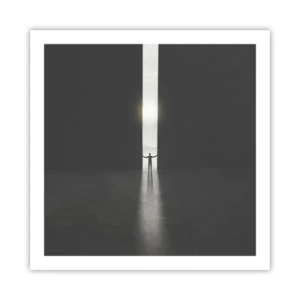 Poster - Un pas spre un viitor luminos - 60x60 cm