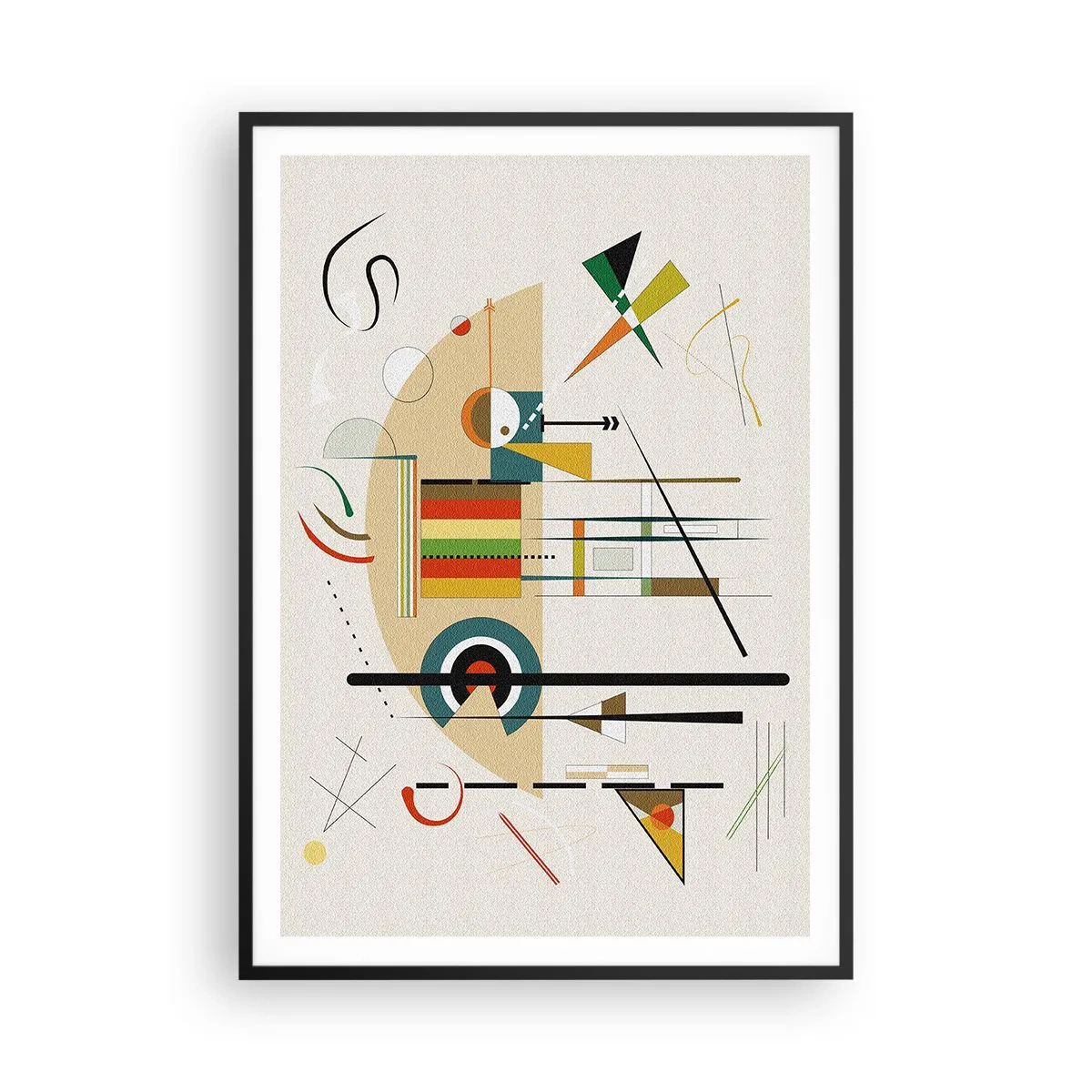 Poster în ramă neagră - Și lumea râde - 70x100 cm