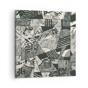 Tablou pe pânză - Dinamica de astăzi - 60x60 cm