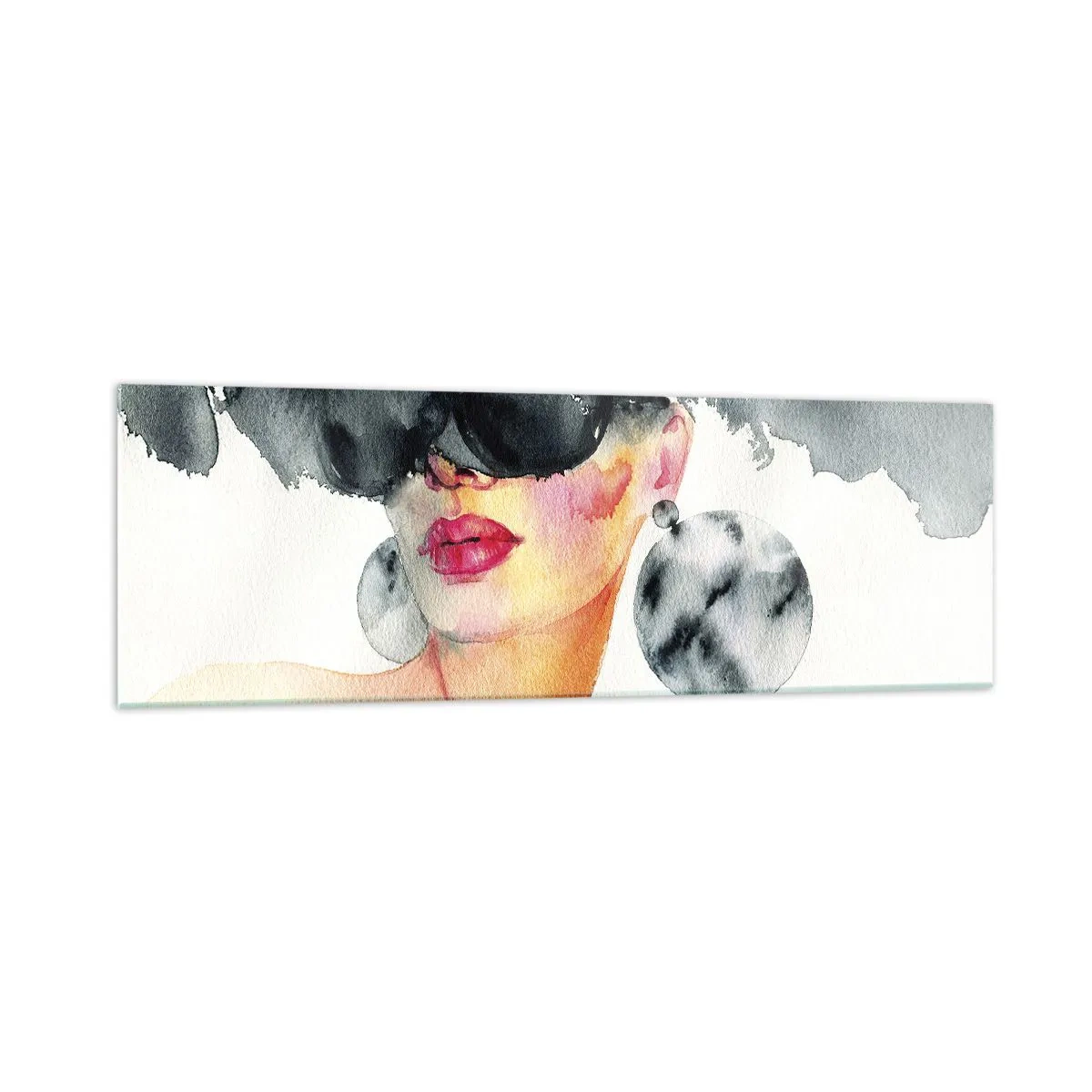 Tablou pe sticlă - Secretul eleganței - 160x50 cm