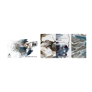 Mostră tapet Premium Canvas - Zece pe scara Beaufort! - Abstracția, Marinar, Căpitan - 100x30 cm