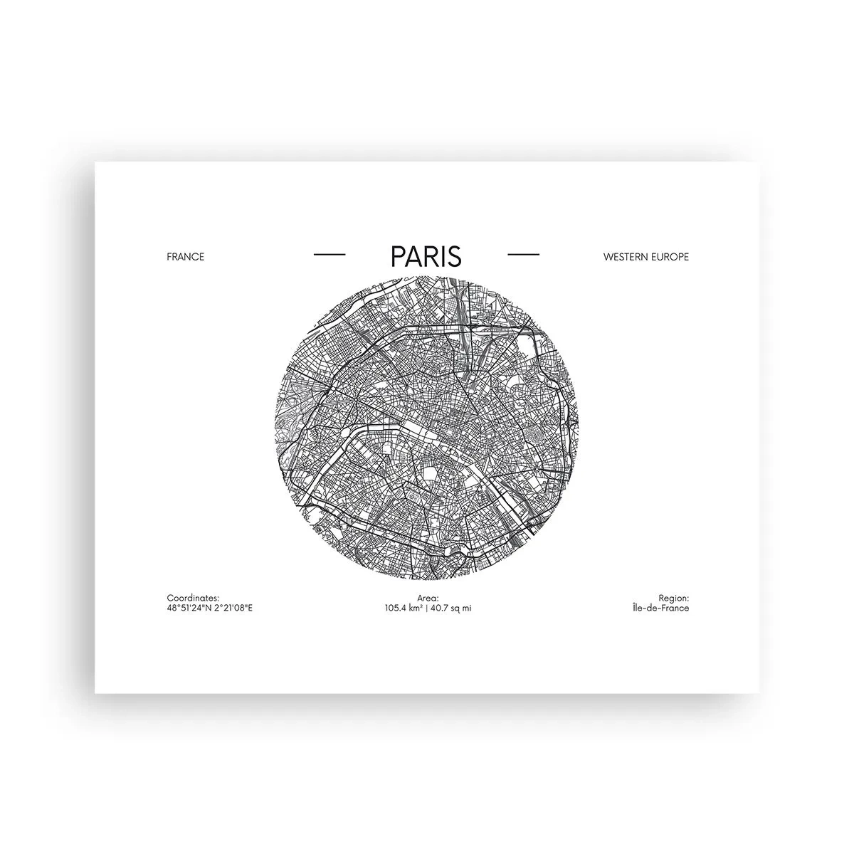 Poster - Anatomia Parisului - 50x40 cm