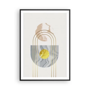 Poster în ramă neagră - Lumină și strălucire - 70x100 cm