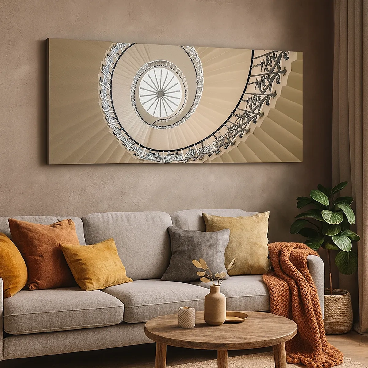 Tablou pe pânză - În interiorul cochiliei - 30x30 cm