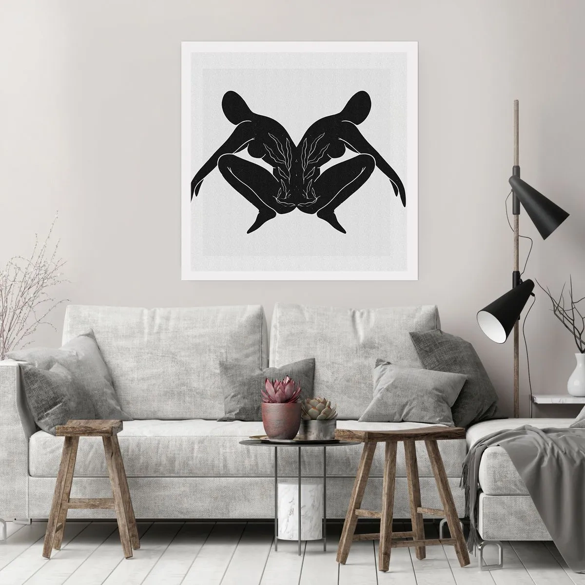 Poster - Suflet comun - 40x40 cm