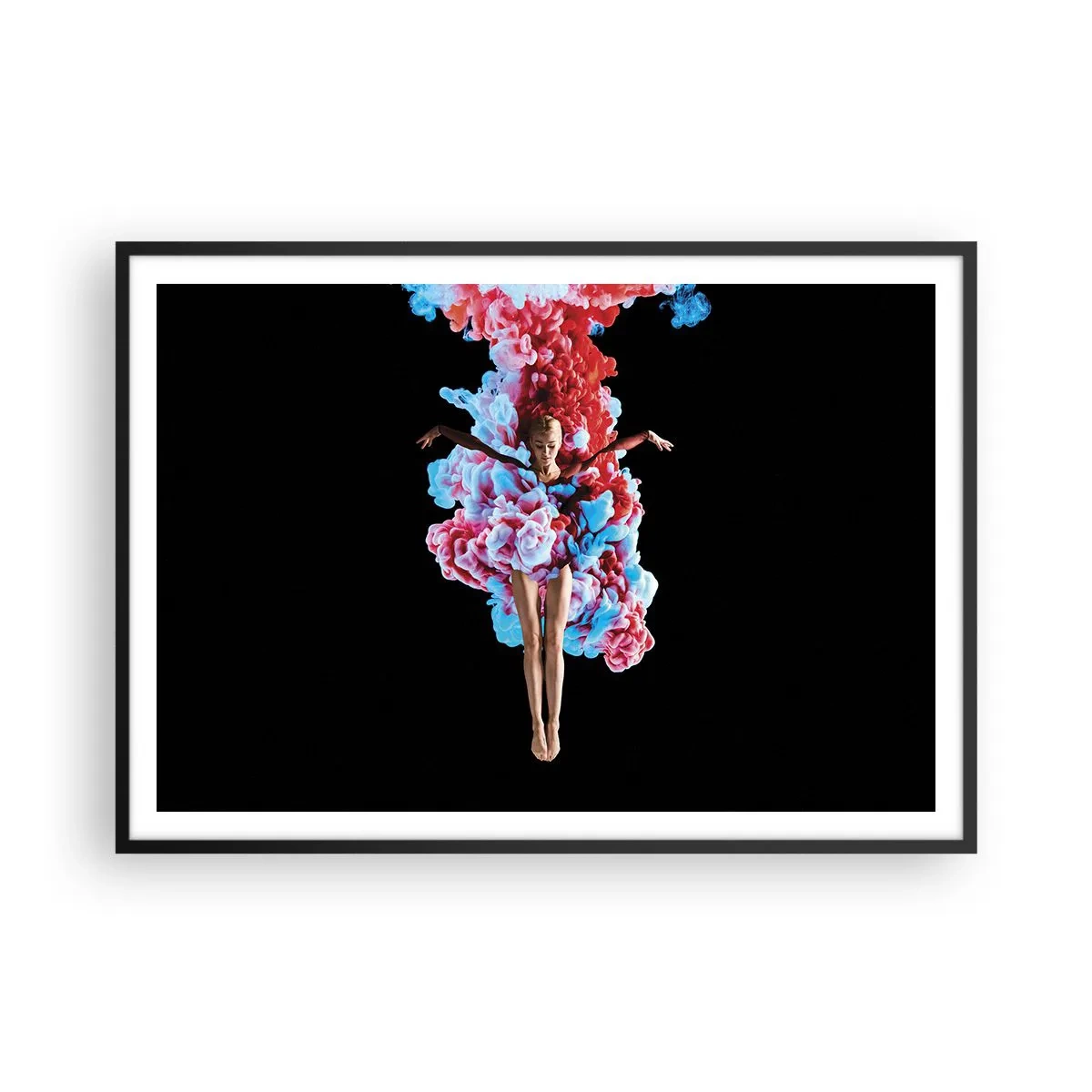 Poster în ramă neagră - În plină înflorire - 100x70 cm