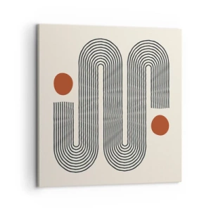 Tablou pe pânză - De la început până la sfârșit - 60x60 cm