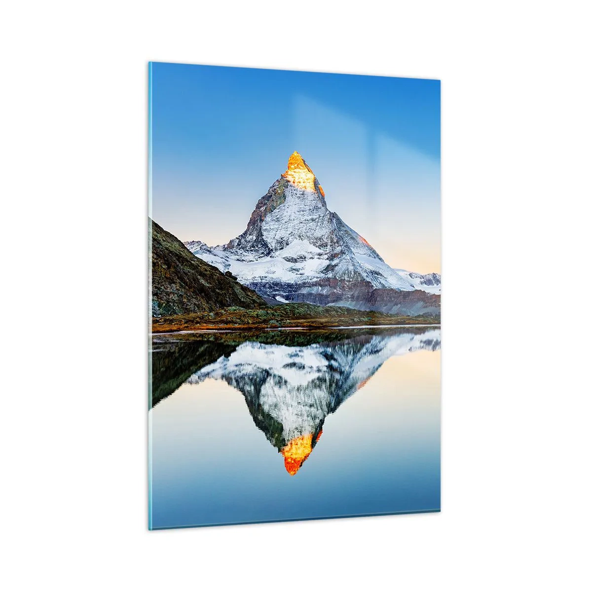 Tablou pe sticlă - Două lumi - 50x70 cm