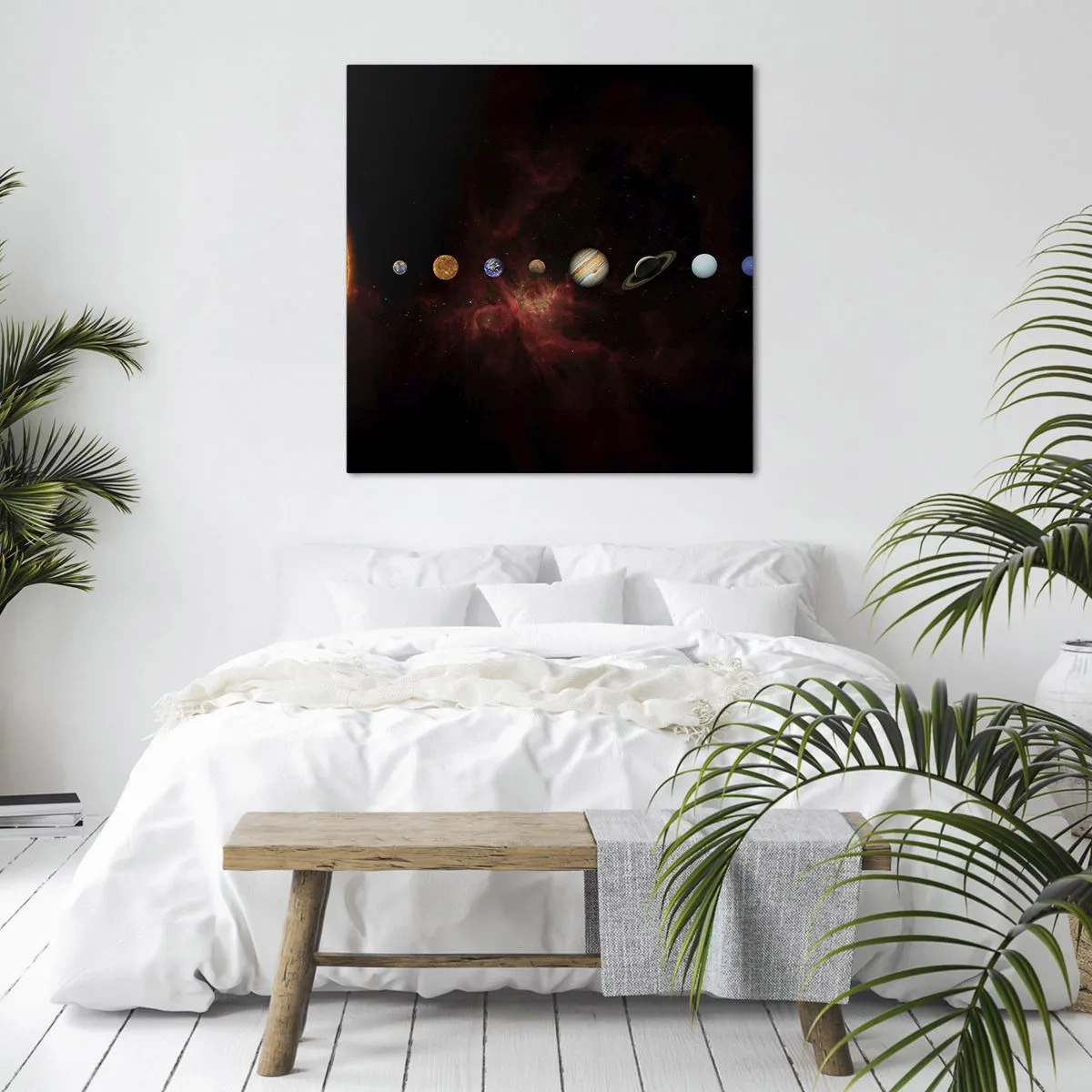 Tablou pe pânză - Cartierul nostru - 50x50 cm