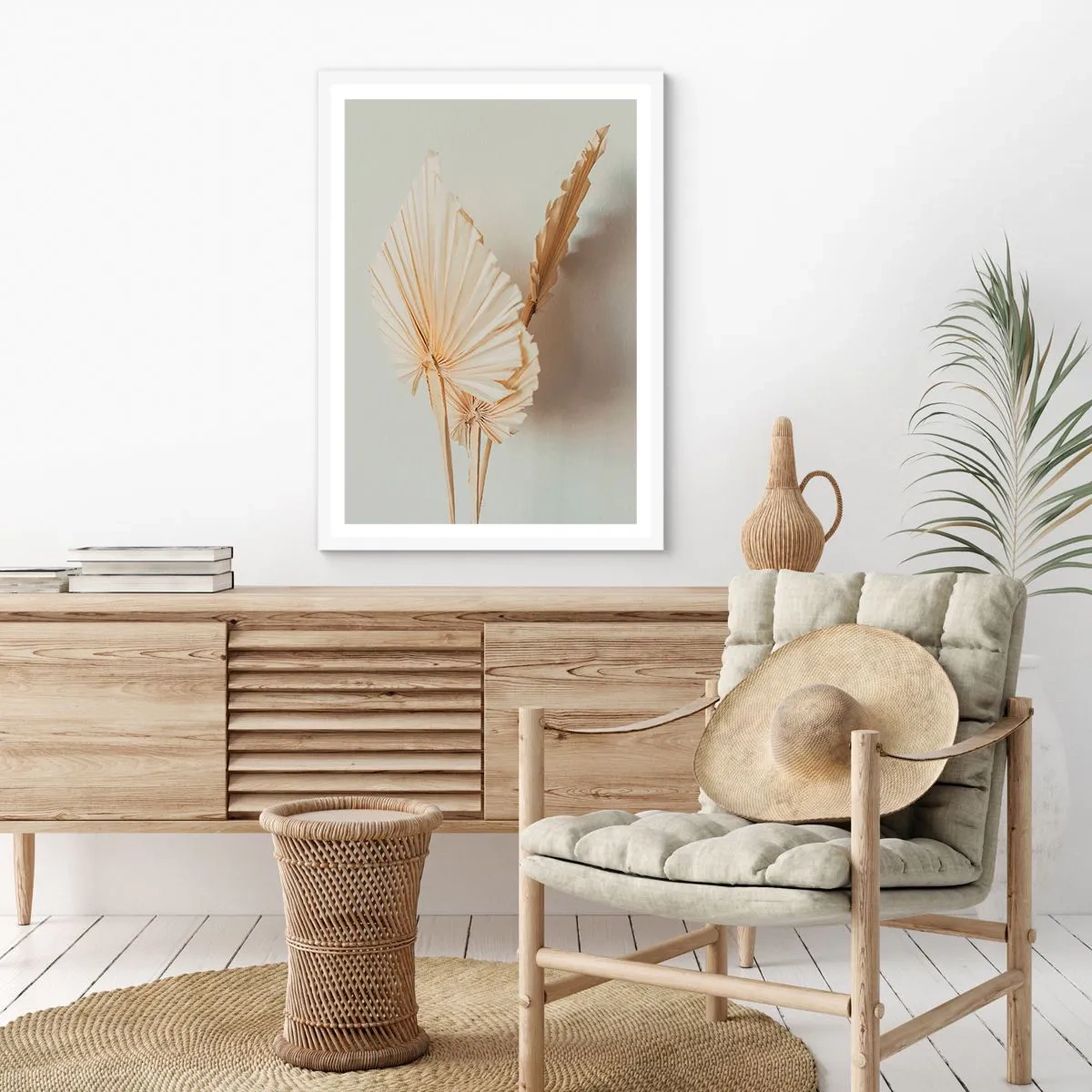 Poster în ramă albă - Când este nevoie de ușurare - 70x100 cm