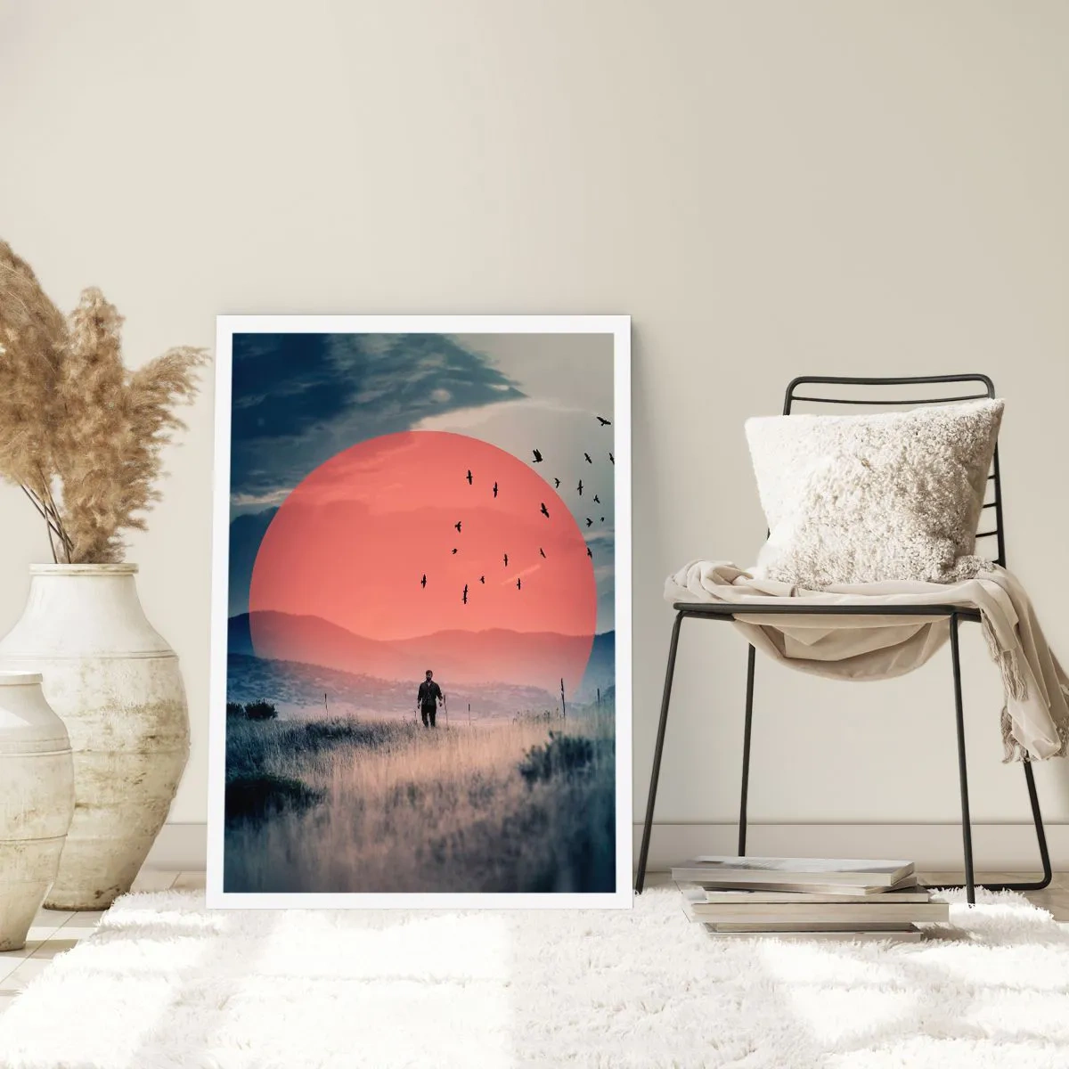 Poster - Se simt bine acolo unde sunt - 30x40 cm