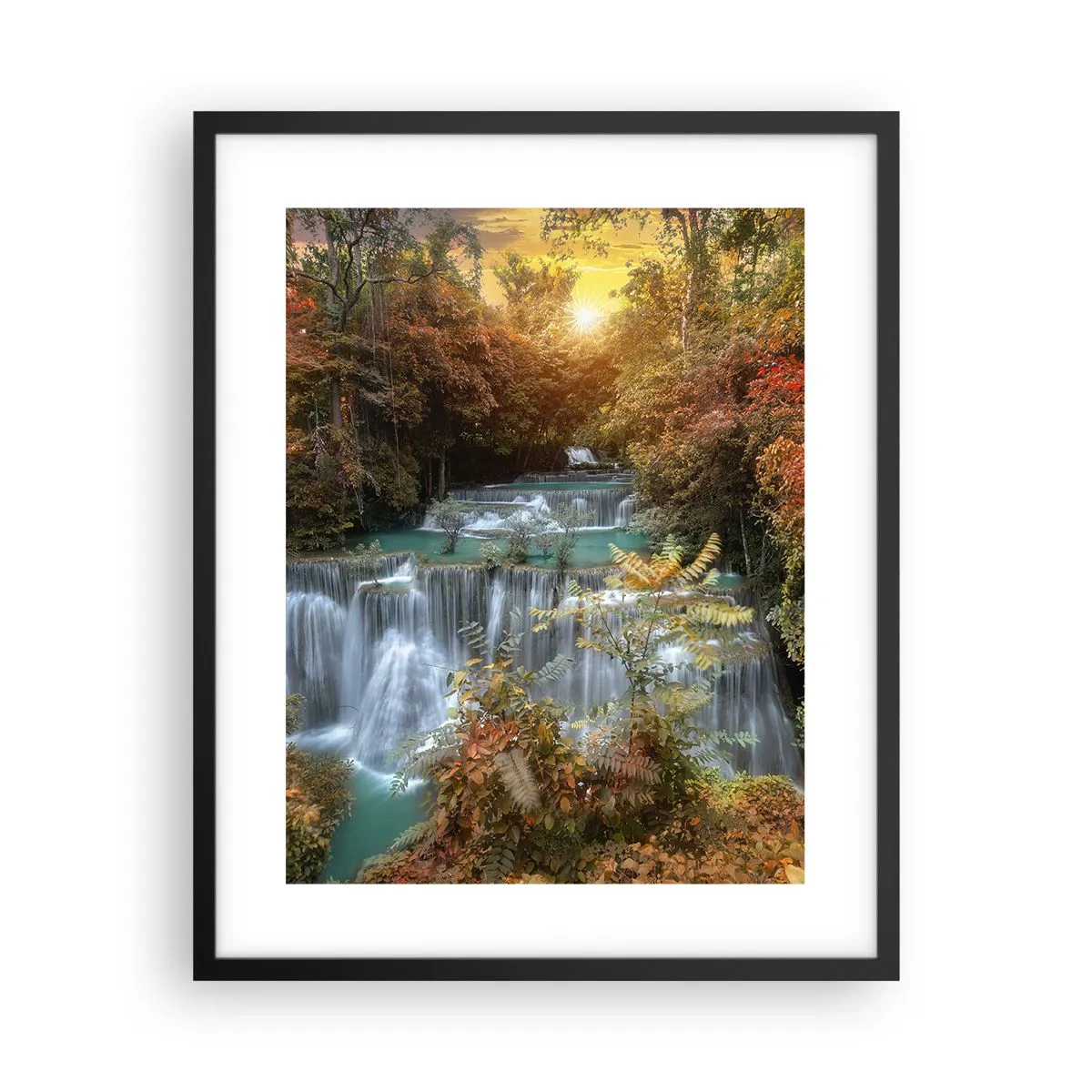Poster în ramă neagră - Comoara ascunsă a pădurii - 40x50 cm