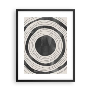 Poster în ramă neagră - Direct la subiect - 40x50 cm