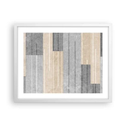 Poster în ramă albă - Compoziție: în poziție verticală - 50x40 cm