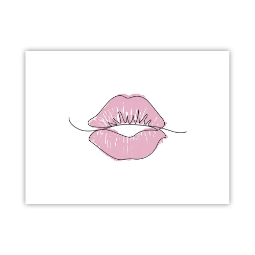 Poster - Vrei un sărut? - 40x30 cm