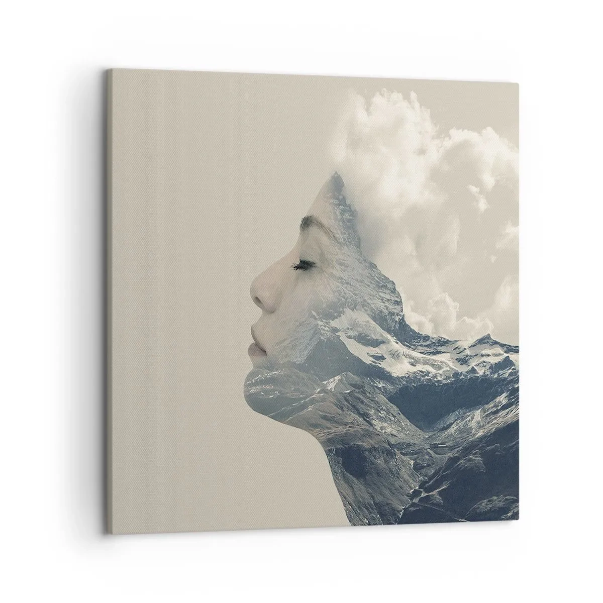 Tablou pe pânză - Frumusețea elementelor - 50x50 cm