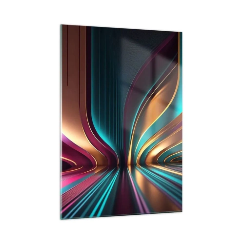 Tablou pe sticlă - Arhitectură de lumină - 50x70 cm