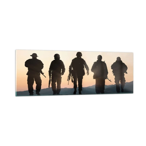 Tablou pe sticlă - Bun venit în lumea mea - 90x30 cm