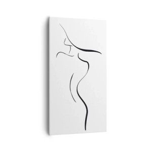 Tablou pe pânză - E insesizabilă ca un val - 55x100 cm