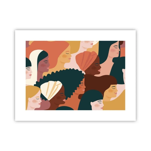 Poster - Numai feminitate - 40x30 cm
