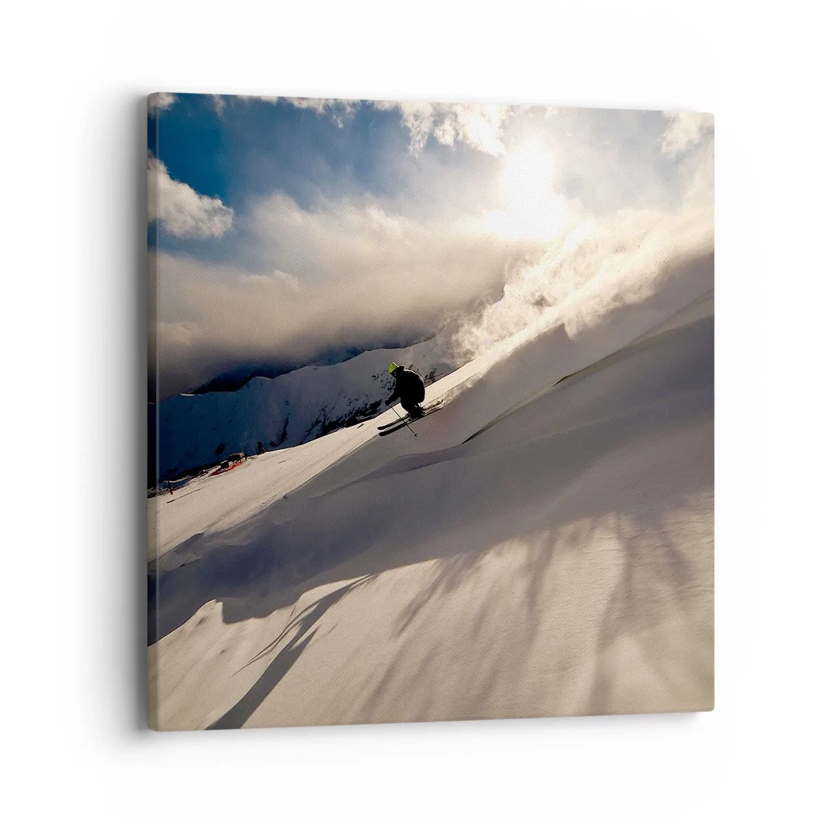 Tablou pe pânză - Provocarea munților - 40x40 cm