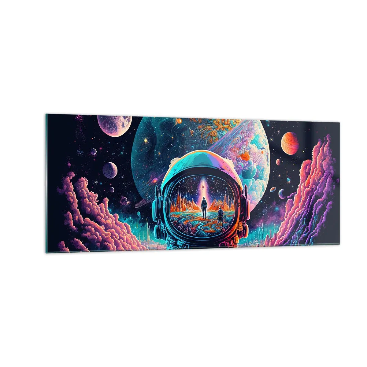 Tablou pe sticlă - Visul nevisat al filozofiilor - 100x40 cm
