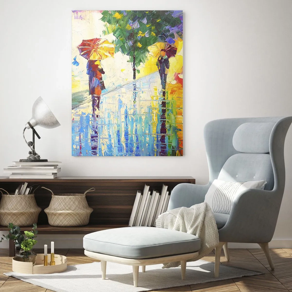 Tablou pe sticlă - Și totul este clar - 50x70 cm