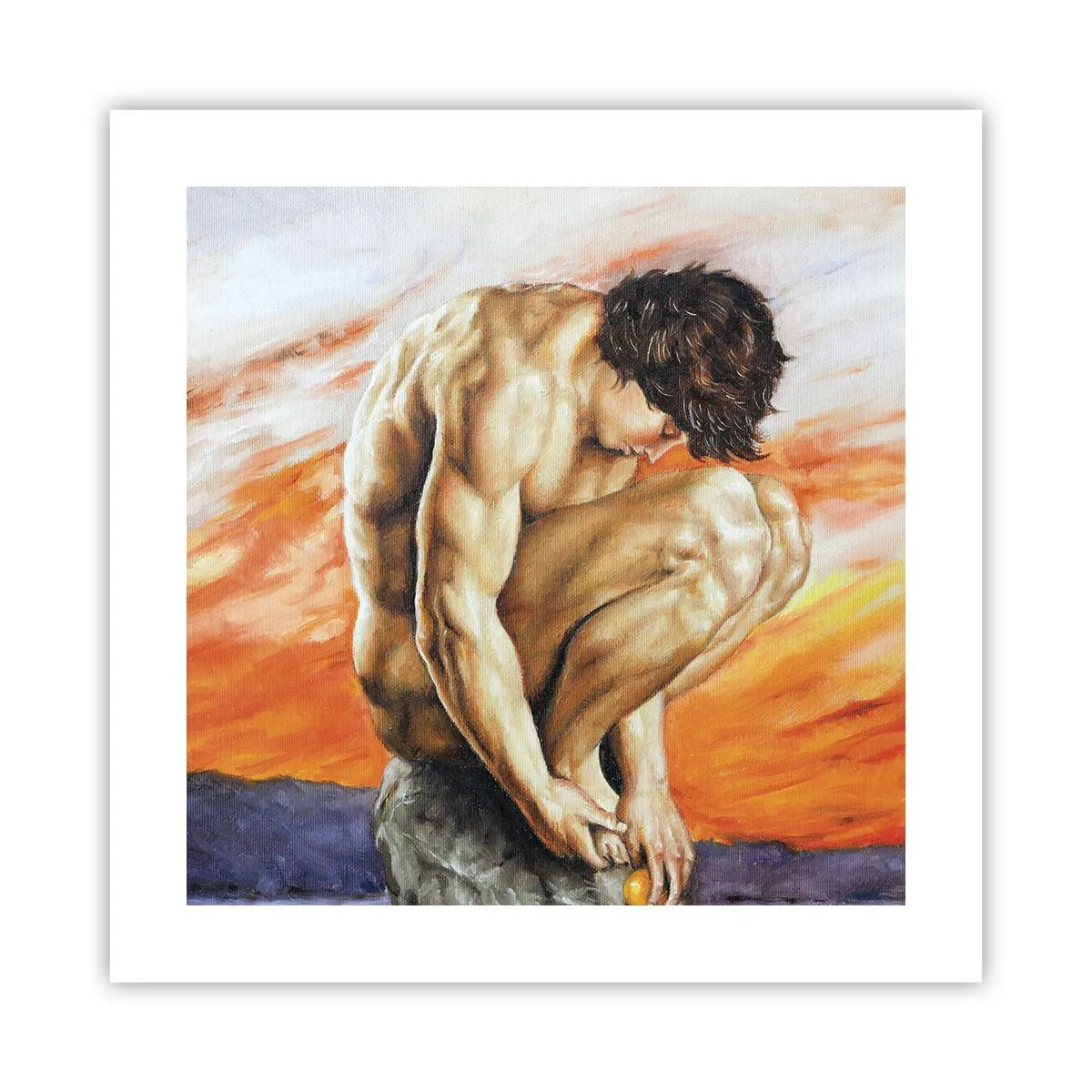 Poster - Ascultându-se pe sine - 40x40 cm