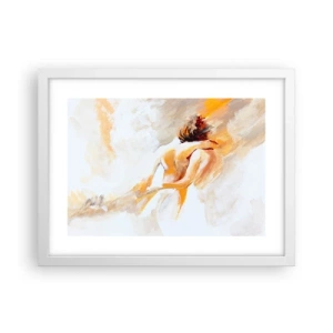 Poster în ramă albă - În cerul proximității - 40x30 cm