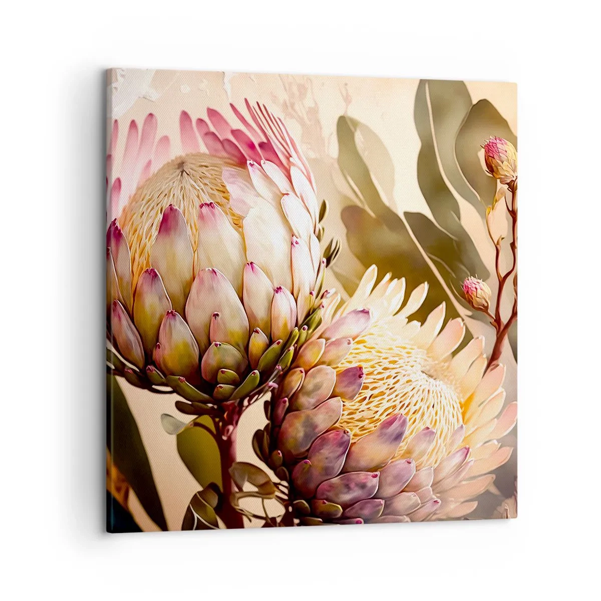 Tablou pe pânză - Îmbrățișare cu tandrețe - 50x50 cm