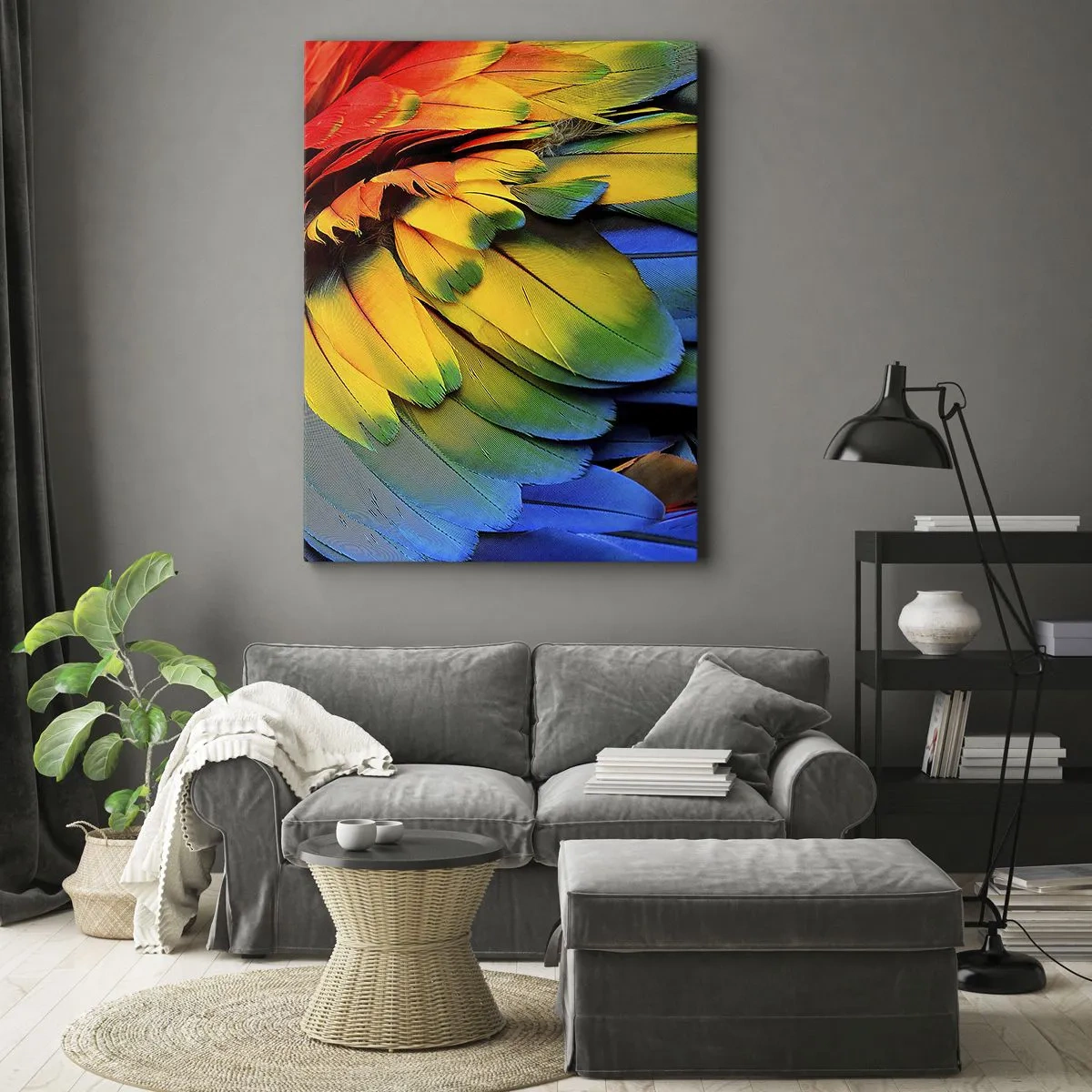 Tablou pe pânză - Pasăre de paradis - 50x70 cm