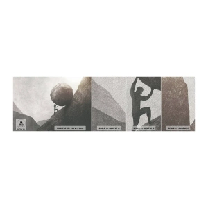 Mostră tapet Premium Sand - Cred, în ciuda așteptărilor - Abstracția, Bucată, Forta - 100x30 cm