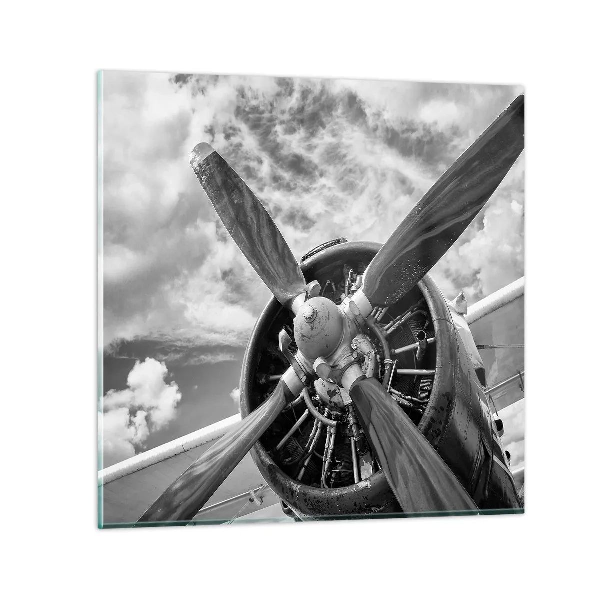 Tablou pe sticlă - Cuceritorul cerului - 60x60 cm