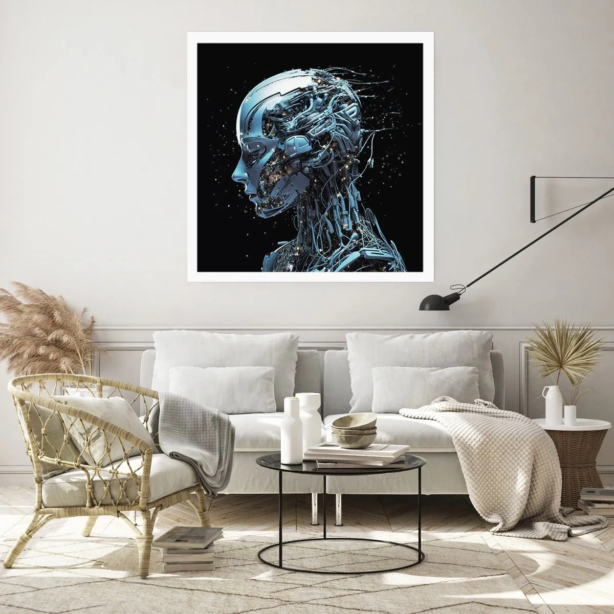 Poster - Tehnologia este o femeie - 40x40 cm