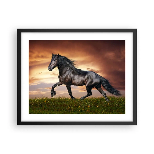 Poster în ramă neagră - Prințul negru - 50x40 cm