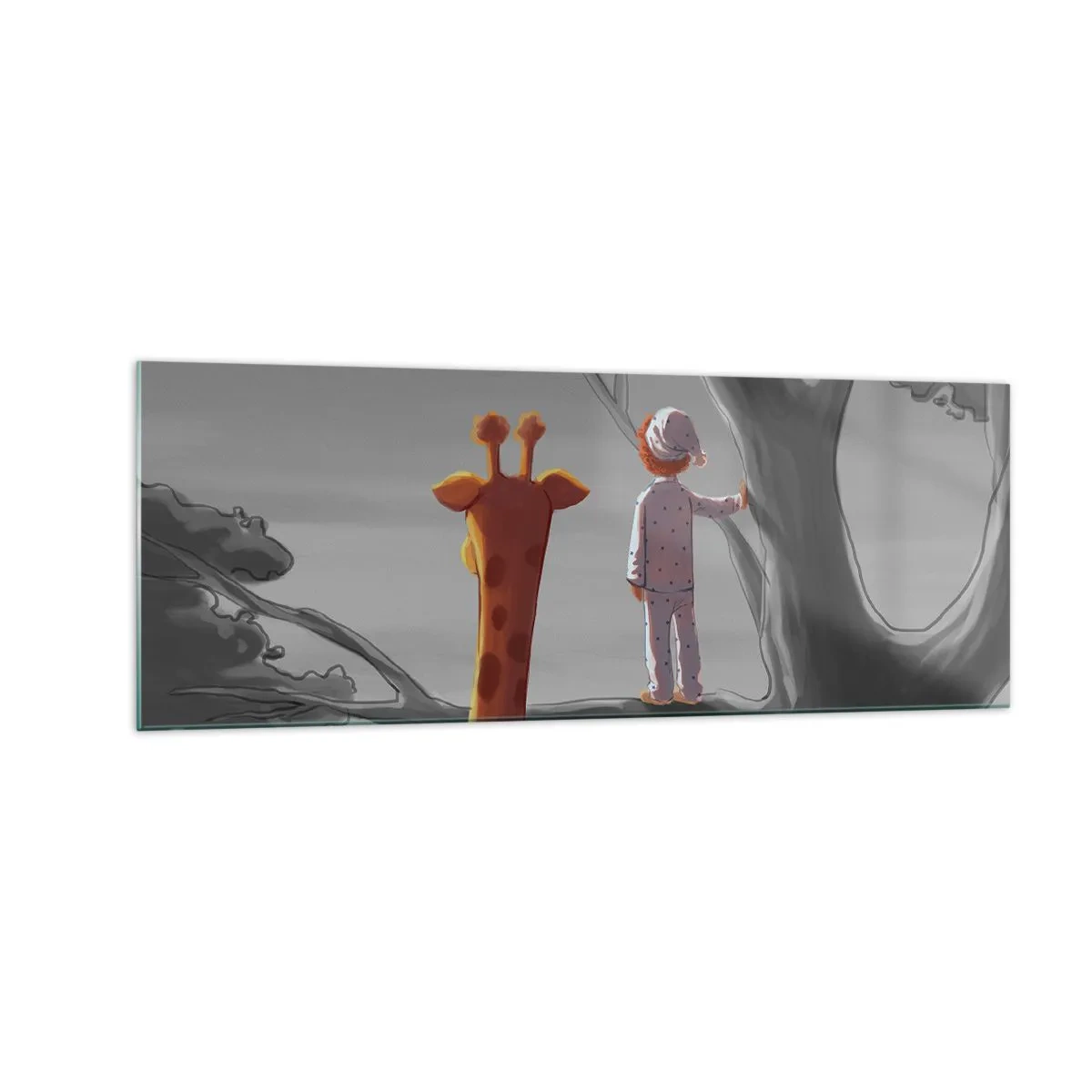 Tablou pe sticlă - Acest lucru se întâmplă cu adevărat - 140x50 cm