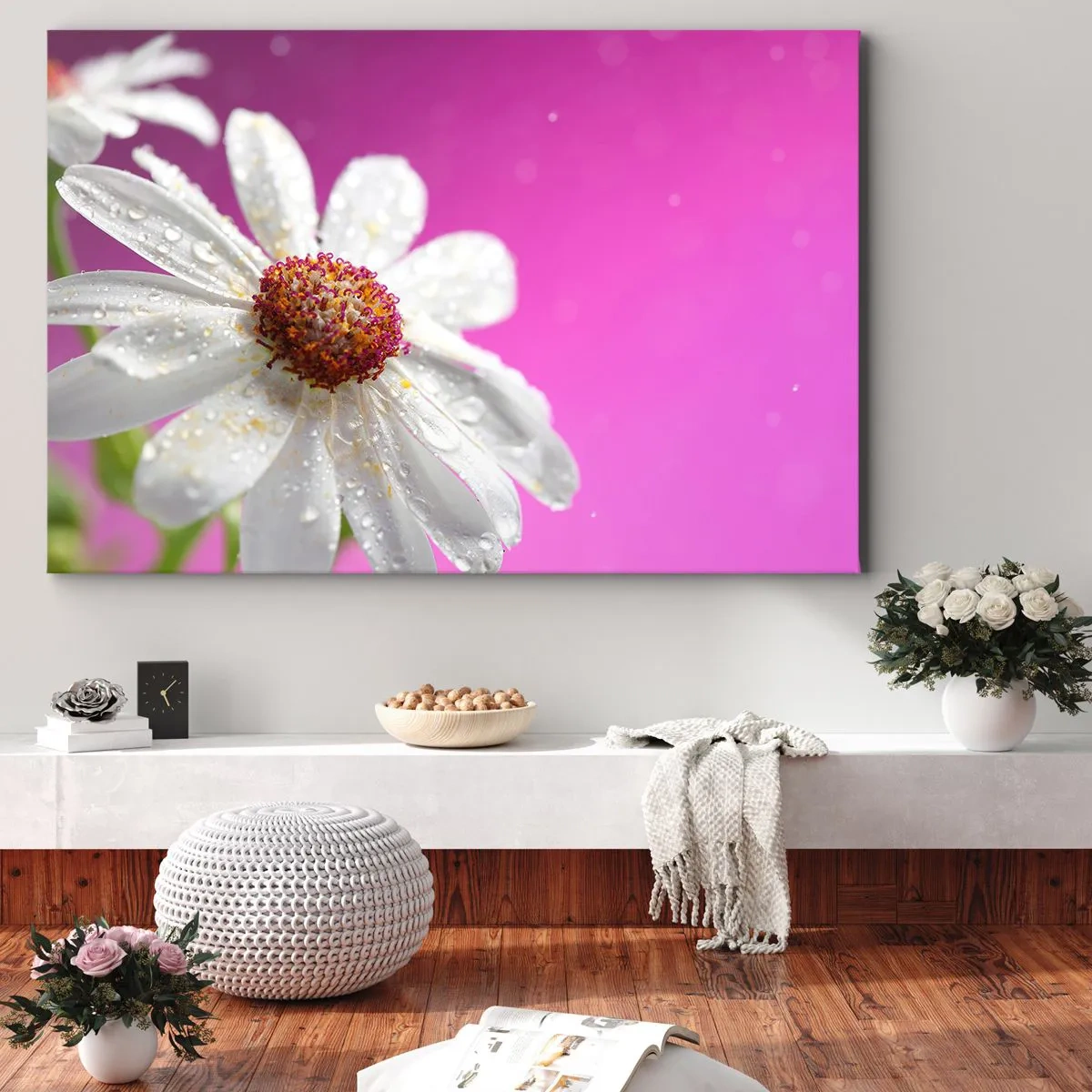 Tablou pe pânză - Modestă în frumusețea ei - 100x70 cm