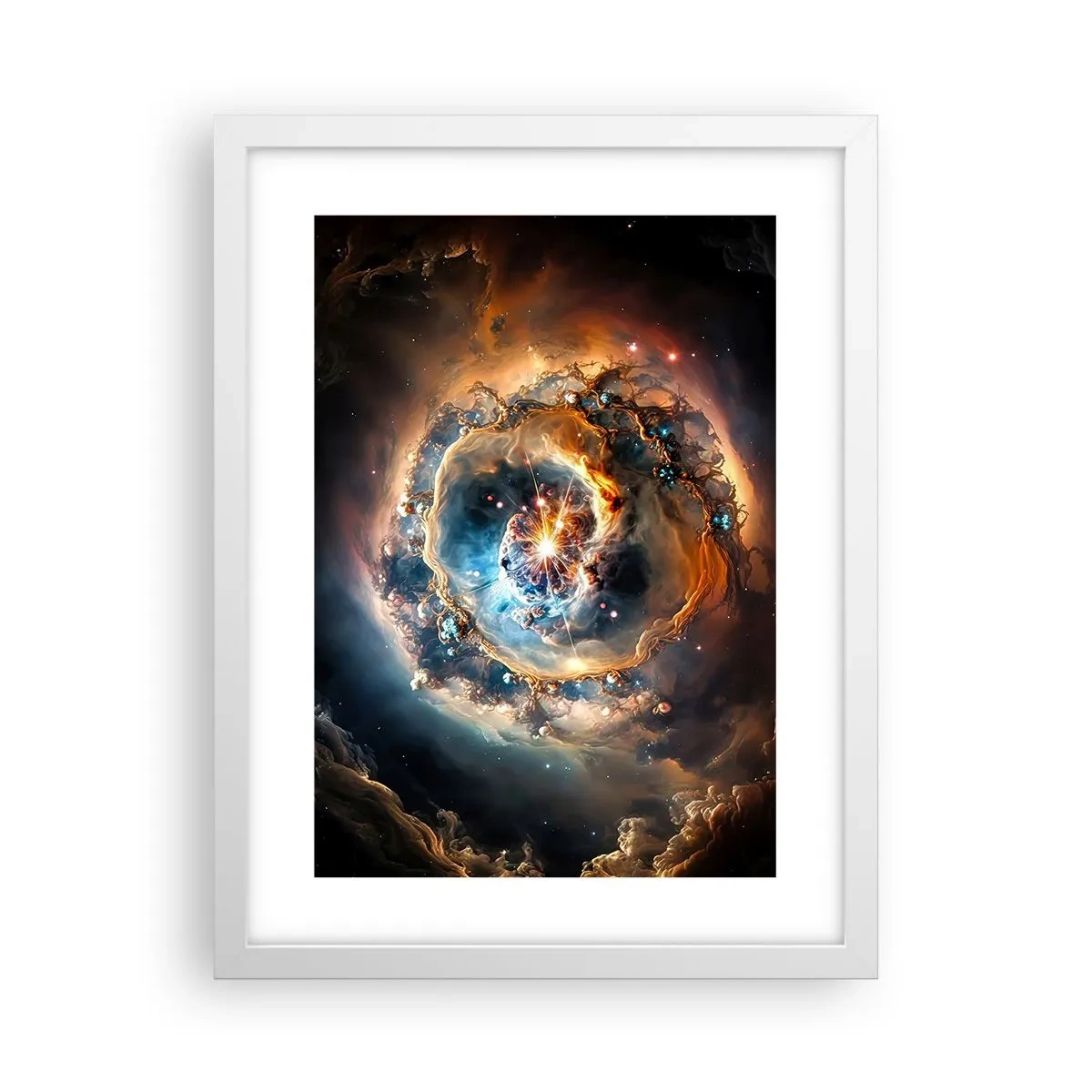 Poster în ramă albă - Început - 30x40 cm