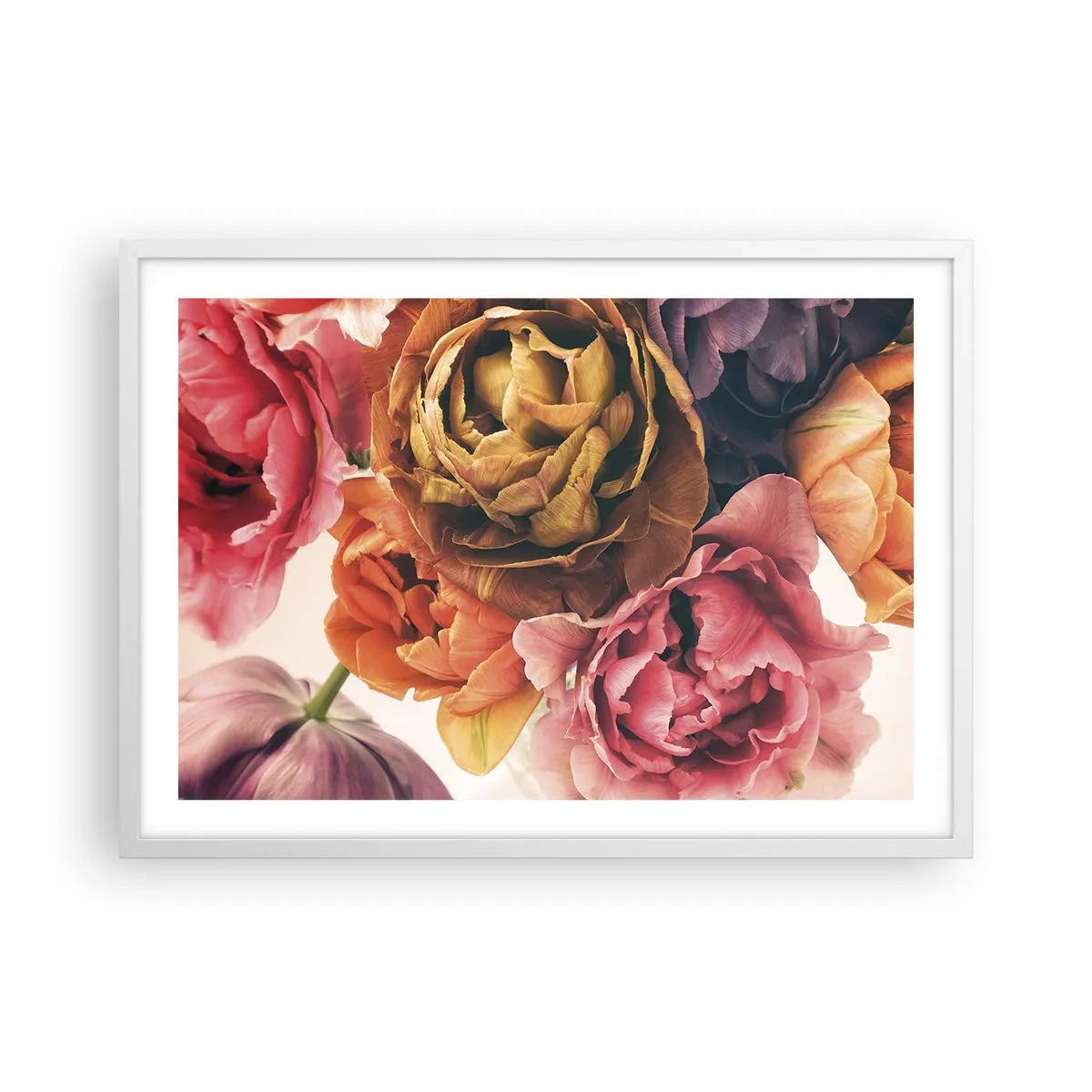 Poster în ramă albă - Sărbătorirea vieții - 70x50 cm