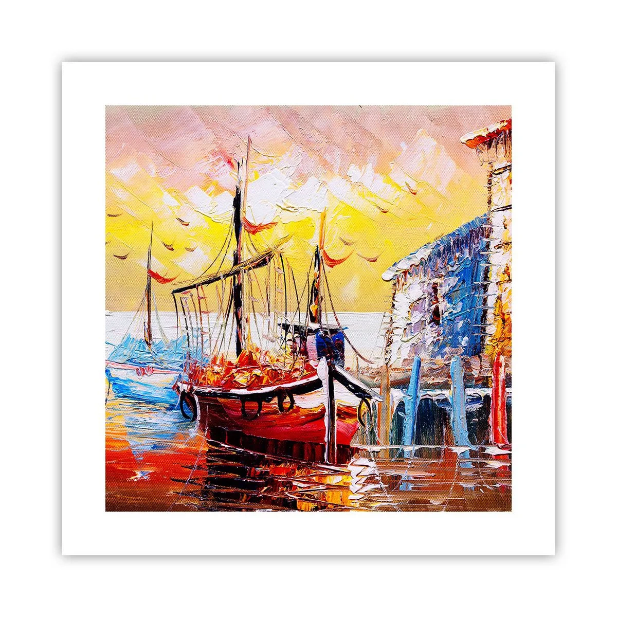 Poster - Întoarcere fericită - 40x40 cm