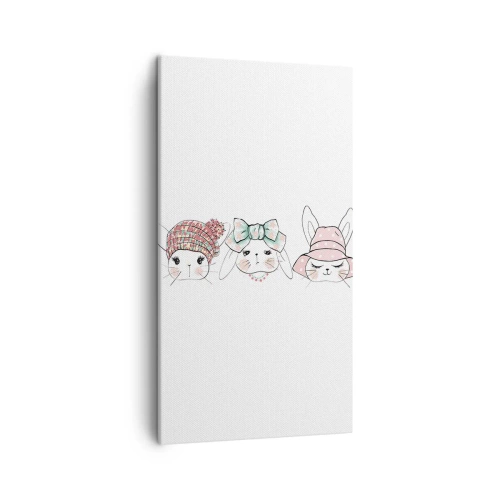 Tablou pe pânză - Gânditoare, tristă, mulțumită - 45x80 cm