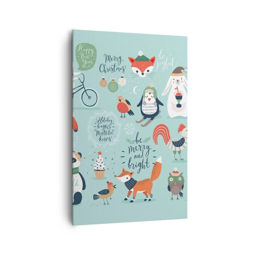 Tablou pe pânză - Să nu se termine niciodată Crăciunul! - 80x120 cm