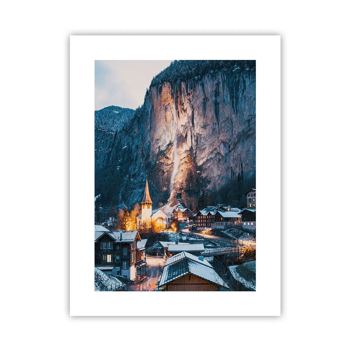 Poster - Spiritul luminos al iernii - 30x40 cm