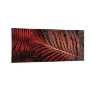 Tablou pe sticlă - Ardoarea vieții - 100x40 cm