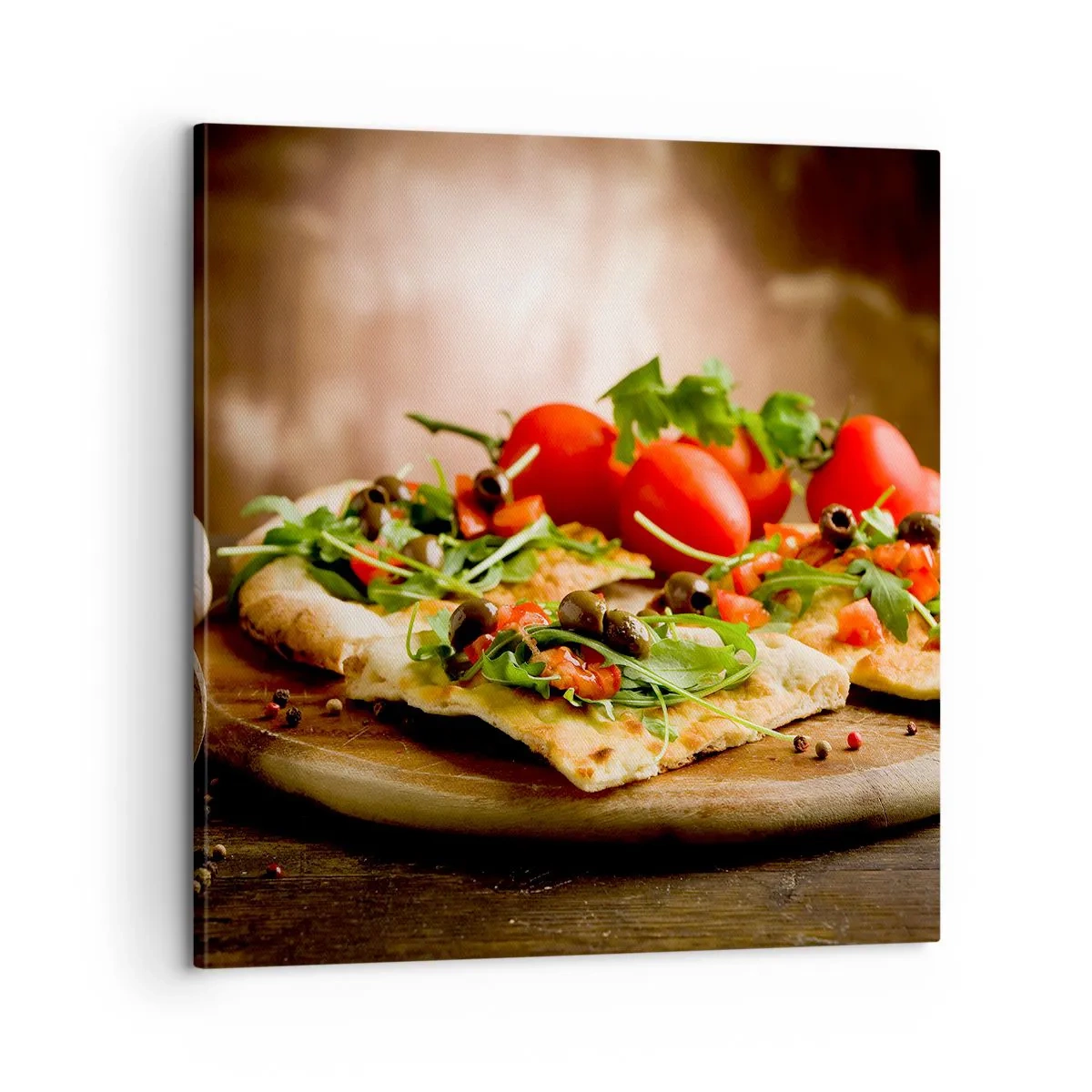 Tablou pe pânză - Direct din cuptor și din grădină - 60x60 cm